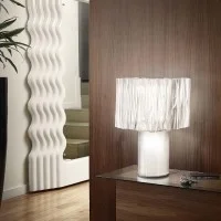 Slamp Accordéon LED Table Lamp with Double Switching for Indoor