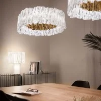 Slamp Accordéon LED Table Lamp with Double Switching for Indoor