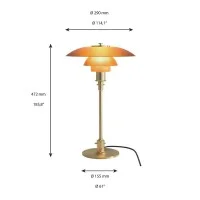Louis Poulsen PH 3/2 Limited Edition Lampada da Tavolo in Vetro
