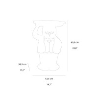 Slide Design AMBROGIO Light White Tavolino Luminoso Decorativo