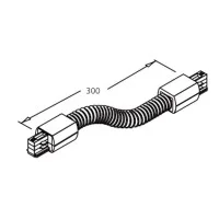 Ivela Power Coupling Black Flexible Track Three Phase