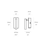 Logica Dumbo LED Adjustable Wall Spotlight for Indoor Direct