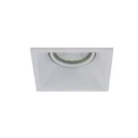 MOLVENO LIGHTING Glam Square Faretto Incasso Alluminio Bianco
