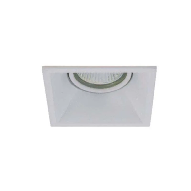 MOLVENO LIGHTING Glam Square Recessed Downlight Aluminum White MOLVENO LIGHTING Glam Square Recessed Downlight Aluminum White
