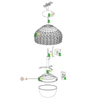 Flos Replacement Accessory Reflector Assembly for Tatou T1-S1