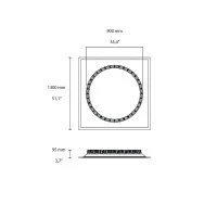 Flos Circle of Light D900 Sistema Circolare a LED 36 Spot da