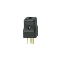Spina Americana 2P+T 15A USA + SASO 127V Nero