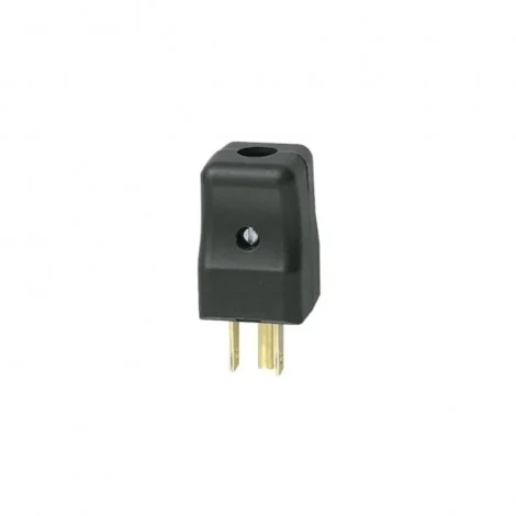 Plug American 2P+T 15A USA + SASO 127V Black Plug American 2P+T 15A USA + SASO 127V Black