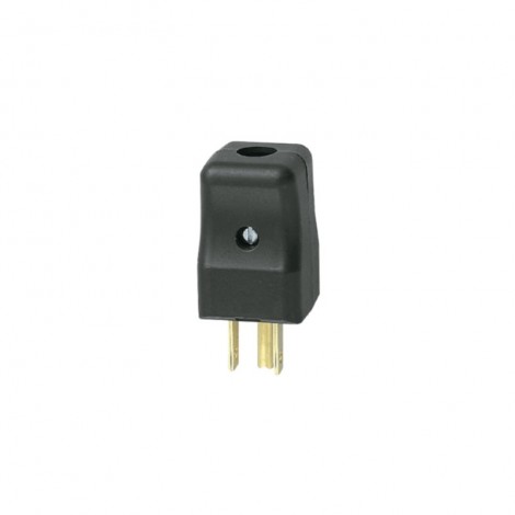 Spina Americana 2P+T 15A USA + SASO 127V Nero