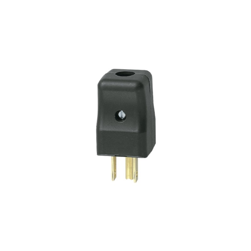 Spina Americana 2P+T 15A USA + SASO 127V Nero