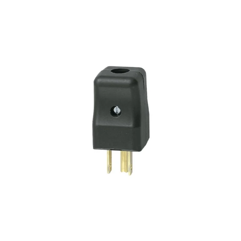 Spina Americana 2P+T 15A USA + SASO 127V Nero