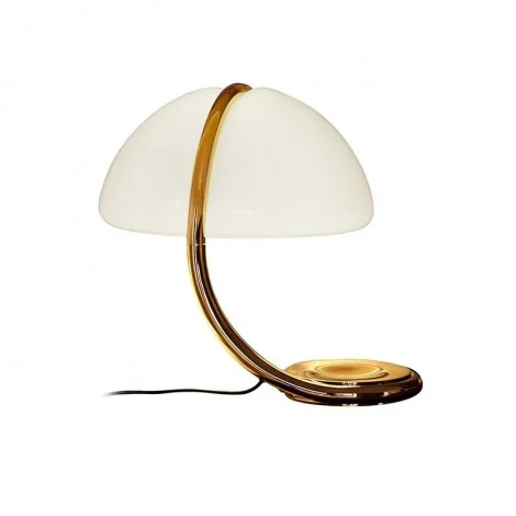Martinelli Luce Serpente LED Table Lamp Design Elio Martinelli