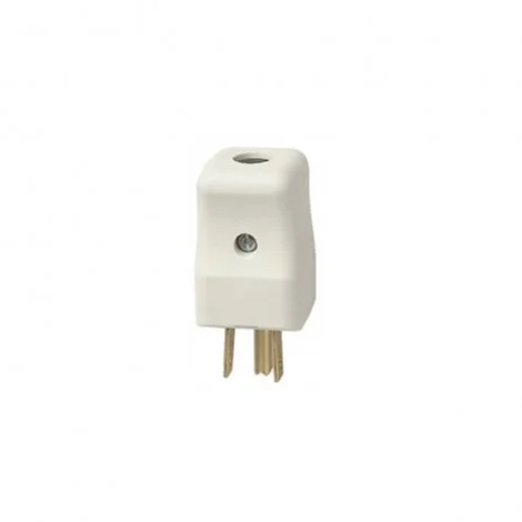 Plug American 2P+T 15A USA + SASO 127V White