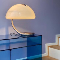 Martinelli Luce Serpente Lampada da Tavolo a LED Design Elio