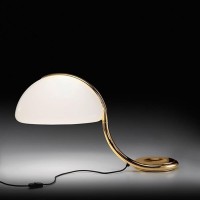Martinelli Luce Serpente Lampada da Tavolo a LED Design Elio