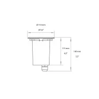 Lampo Recessed Adjustable Carriageable Steplight GU10 in