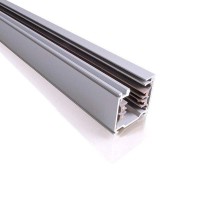 IVela 1 Metro Binario Trifase Quadro Anodizzato grigio