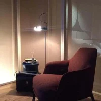 Oluce Spider 3319 Lampada da Terra Orientabile Vintage Design
