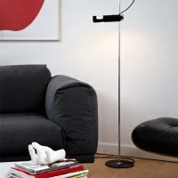 Oluce Spider 3319 Vintage Adjustable Floor Lamp Design by Joe