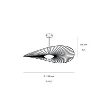 Petite Friture Vertigo Nova Lampada da Sospensione a Cappello a
