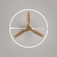 Mantra Nepal Plafoniera con Ventilatore a LED Dimmerabile con