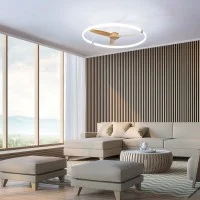 Mantra Nepal Ceiling Light with Fan Dimmable LED with Remote
