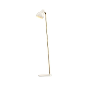 Louis Poulsen VL38 Lampada da Terra Bianco Ottone By Vilhelm