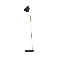 Louis Poulsen VL38 Floor Lamp Black and Brass By Vilhelm