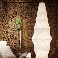 Artemide Minomushi Floor Lamp LED Dimmable for Indoor By Issey