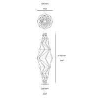 Artemide Minomushi Floor Lamp LED Dimmable for Indoor By Issey