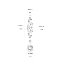 Artemide Minomushi Lampada da Sospensione LED Dimmerabile per