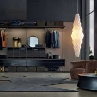 Artemide Minomushi Suspension Lamp LED Dimmable for Indoor By