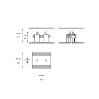 Buzzi & Buzzi Twin Genius Naked Recessed Ceiling Double LED