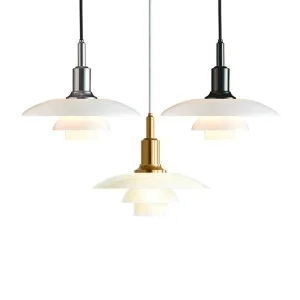 Louis Poulsen PH 3/2 Pendant Suspension Singol Lamp By Poul