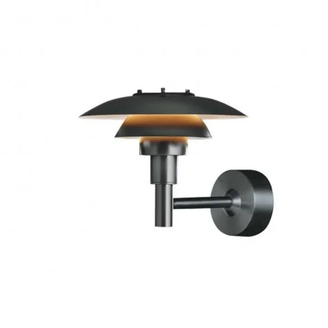 Louis Poulsen PH 3-2½ Wall Outdoor Lamp In Balck Stainless
