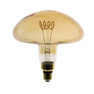 Lampadina LED Curved Vintage XL Fungo Ambrata E27 5W 2000K