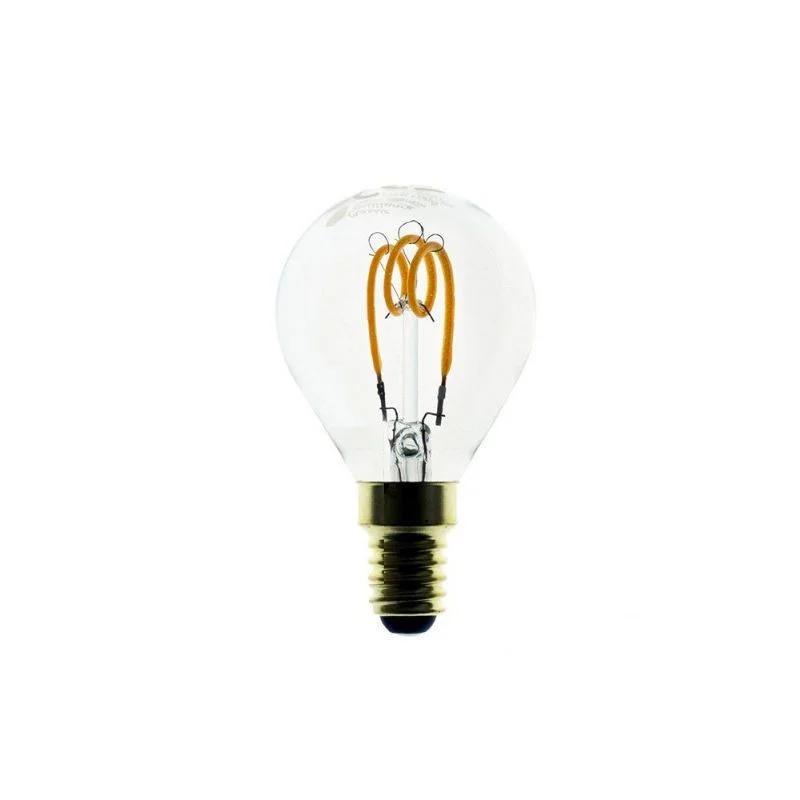 LED Curved Vintage Lamp G45 E14 3W 2200K 150lm Clear Dimmer LED Curved Vintage Lamp G45 E14 3W 2200K 150lm Clear Dimmer