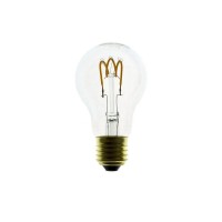 LED Curved Vintage Lamp A60 E27 3W 2200K 150lm Clear Dimmer
