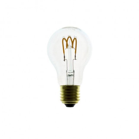 LED Curved Vintage Lamp A60 E27 3W 2200K 150lm Clear Dimmer