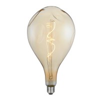 Lampadina LED Curved Vintage Globo XL A165 BUMPED E27 5W 2000K