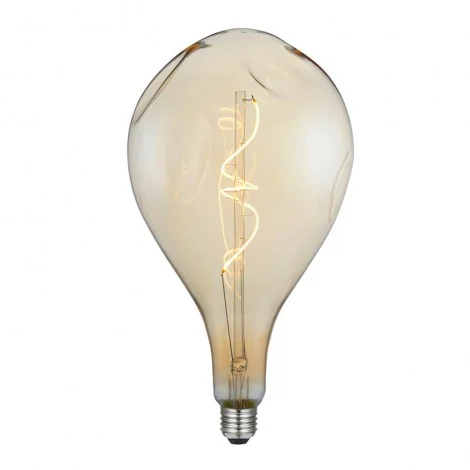 LED Curved Vintage Lamp Globe XL A165 BUMPED E27 5W 2000K 250lm