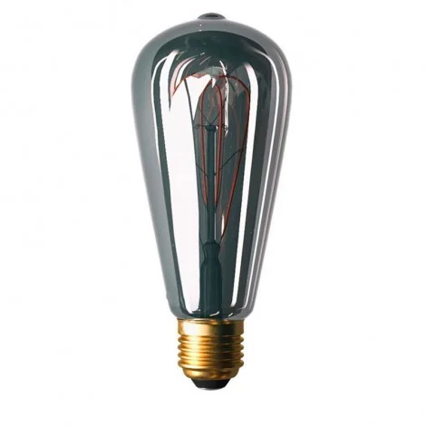 Lampadina LED Curved Vintage ST64 E27 5W 2200K 150lm Fume Smoky
