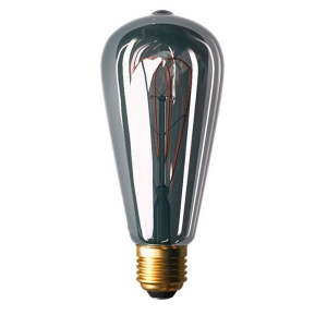 LED Curved Vintage Lamp ST64 E27 5W 2200K 150lm Fume Smoky