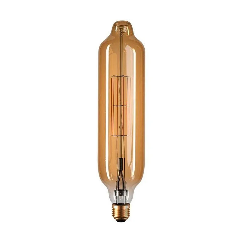 Lampadina LED Vintage XXL T75 Ambrata TUBO E27 11W 2000K 1000lm