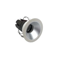 Logica Deep Evo Fix Faretto a LED Dimmerabile Bianco Argento da