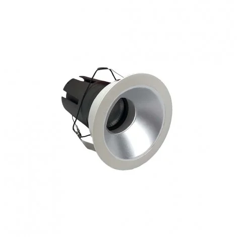Logica Deep Evo Fix Faretto a LED Dimmerabile Bianco Argento da