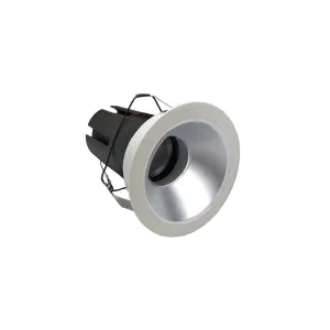Logica Deep Evo Fix Dimmable White Silver LED Recessed