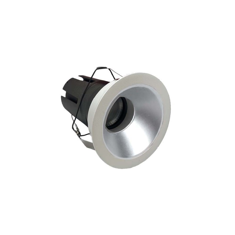 Logica Deep Evo Fix Faretto a LED Dimmerabile Bianco Argento da