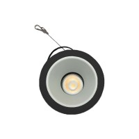 Logica Deep Evo Fix Dimmable Black White LED Recessed Spotlight