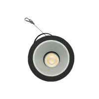 Logica Deep Evo Fix Faretto a LED Dimmerabile Nero Bianco da